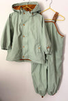 Goose and Gander Waterproof Sage Set | 4-5 yrs (preloved /RRP €83) KindFolk