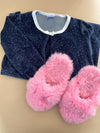 Petit Bateau Night Dress 4 yrs + Joules Slippers size S ( approx eu 27) (preloved) KindFolk