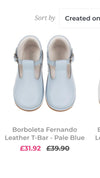 Borboleta Leather T-Bar Shoes | EU 25 ( preloved / RRP €45) KindFolk