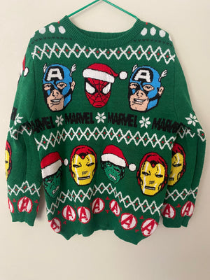 Marvel Christmas Jumper (primark) |6-7 yrs (preloved) KindFolk