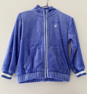 Benetton Velour Zipped Top | 2-3 yrs (preloved) KindFolk