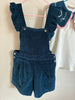 Jacadi Corduroy Short Dungarees + Mar Mar Top | 5 yrs recommended(preloved) KindFolk