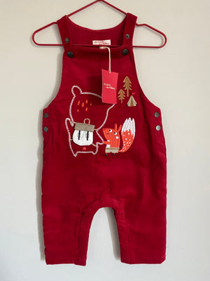 DPM Fleece-lined Dungarees | 6 mths (nwt) KindFolk