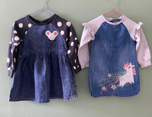 Next Dresses x2 | 12-18 mths (preloved)? KindFolk