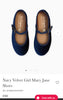 La Coqueta Velvet Mary Jane’s | EU 28 (preloved / RRP €90)