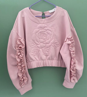 Monnalisa Cropped Sweatshirt | 8 yrs (preloved) KindFolk