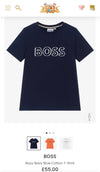 Boss T-shirt | 5 yrs (preloved) KindFolk