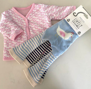 JMB Reversible Top 3-6 mths + Joules footless tights 6-12 mths (nwt + preloved) KindFolk