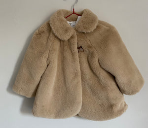 Faux Fur Mayoral Coat | 12 mths (nwt) KindFolk