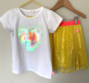 Billieblush Skirt + T-shirt | 5-6 yrs recommended (preloved) KindFolk