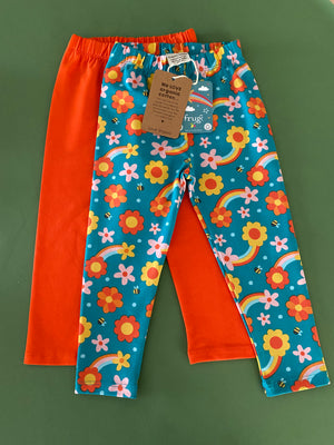 Frugi Leggings x2 Pairs | 3-6 mths | 6-12 mths |  18-24 mths ( nwt ) KindFolk