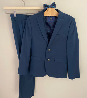 Next 3 Piece Suit + Dickie Bow  | 10 yrs (preloved) KindFolk