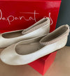 Eli Papanatas Ballerina Pearl Colour w/Pearl Ankle Strap KindFolk