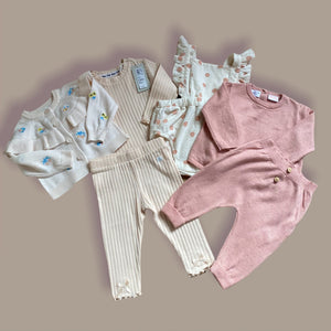 Peaches & Cream | 0-3 mths (preloved) KindFolk