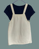 Next Dungaree Dress (preloved)+ T-shirt (nwt) 4-5 yrs KindFolk