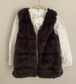 Zara Gilet + Blouse | 6-7 yrs /preloved KindFolk