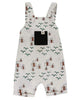 Turtledove London Shortie Dungarees/ Girls Age 0-6 months